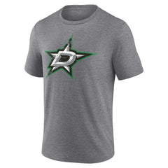Dallas Stars Heritage Custom Tri-Blend T-Shirt - Gray - NHL 203467412