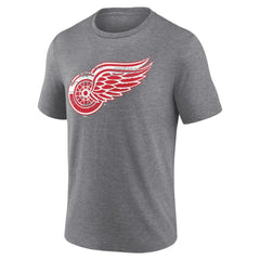 Detroit Red Wings Heritage Custom Tri-Blend T-Shirt - Gray - NHL 203467414
