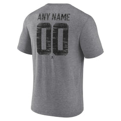 Ottawa Senators Heritage Custom Tri-Blend T-Shirt - Gray - NHL 203467434