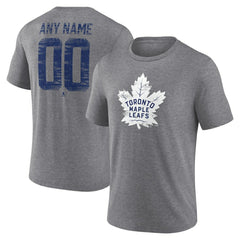 Toronto Maple Leafs Heritage Custom Tri-Blend T-Shirt - Gray - NHL 203467448