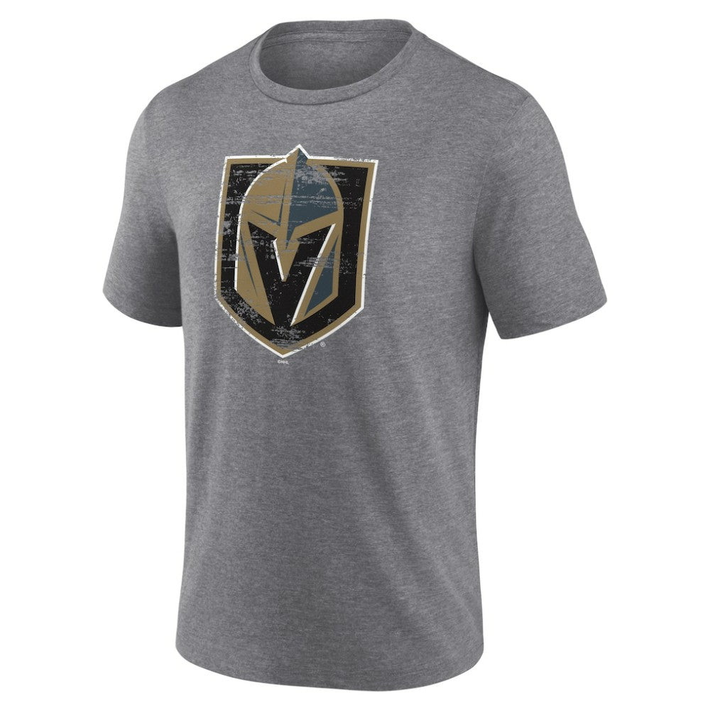 Vegas Golden Knights Heritage Custom Tri-Blend T-Shirt - Gray - NHL 203467454