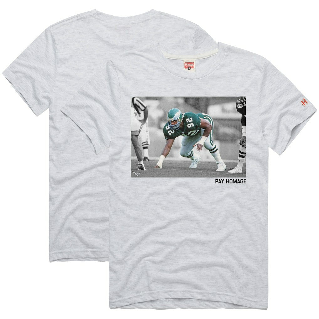 Reggie White Philadelphia Eagles Homage Unisex Pay Homage Tri-Blend T-Shirt Ash