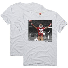 Jerry Rice San Francisco 49ers Homage Unisex Pay Homage Tri-Blend T-Shirt Ash