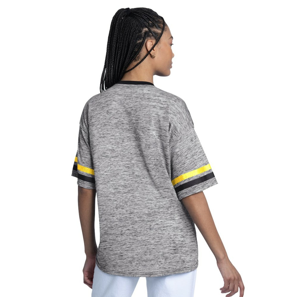 Pittsburgh Pirates G-III 4Her by Carl Banks Women's Off-Season Oversized Top - Black - MLB Online