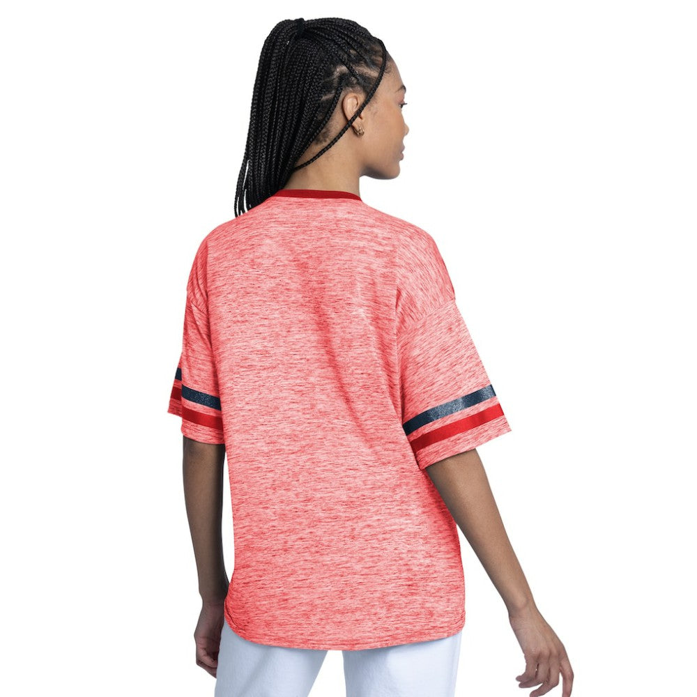 St. Louis Cardinals G-III 4Her by Carl Banks Women's Off-Season Oversized Top - Red - MLB Lifestyle