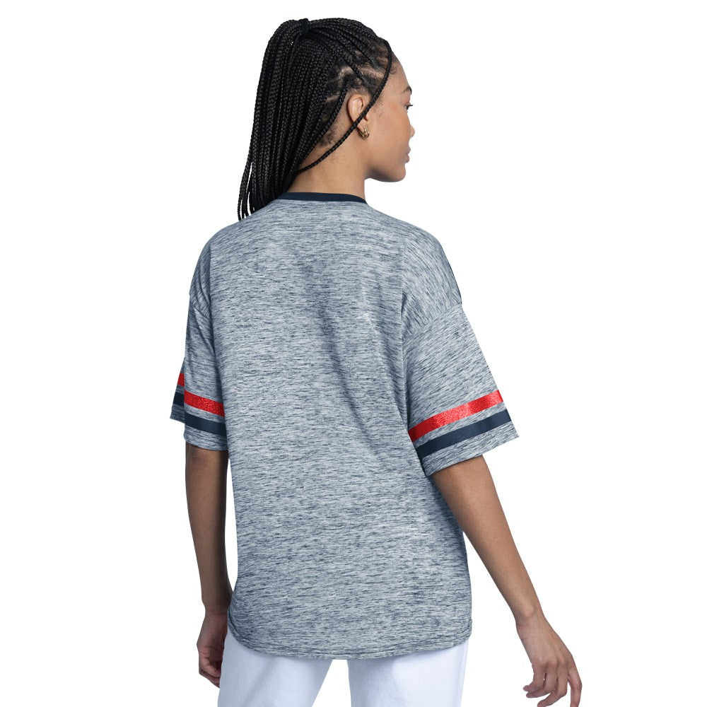 Cleveland Guardians G-III 4Her by Carl Banks Women's Off-Season Oversized Top - Navy - MLB Online