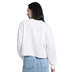 Los Angeles Dodgers G-III 4Her by Carl Banks Women's Bleachers Cropped Pullover Sweatshirt - White - MLB Online