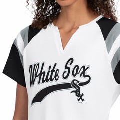 Chicago White Sox Starter Women's Game On Notch Neck T-Shirt - White - MLB on Sale