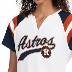 Houston Astros Starter Women's Game On Notch Neck T-Shirt - White - MLB on Sale
