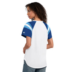 Kansas City Royals Starter Women's Game On Notch Neck T-Shirt - White - MLB Lifestyle