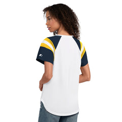 Milwaukee Brewers Starter Women's Game On Notch Neck T-Shirt - White - MLB on Sale