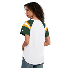 Athletics Starter Women's Game On Notch Neck T-Shirt - White - MLB Online