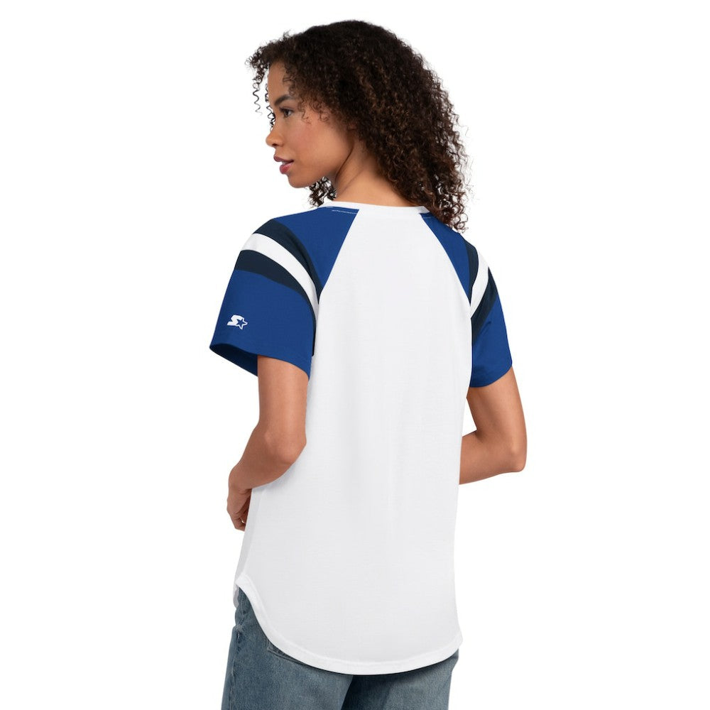 Toronto Blue Jays Starter Women's Game On Notch Neck T-Shirt - White - MLB on Sale