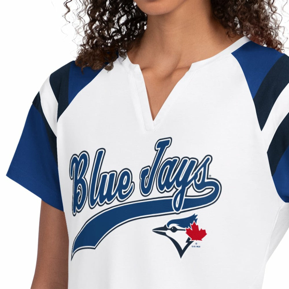 Toronto Blue Jays Starter Women's Game On Notch Neck T-Shirt - White - MLB on Sale