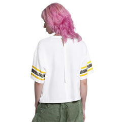 San Diego Padres Starter Women's Cropped Hurry Up Offense T-Shirt - White - MLB Discount