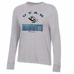 Utah Mammoth Champion Women's Core Long Sleeve T-Shirt - Gray - NHL 203468134