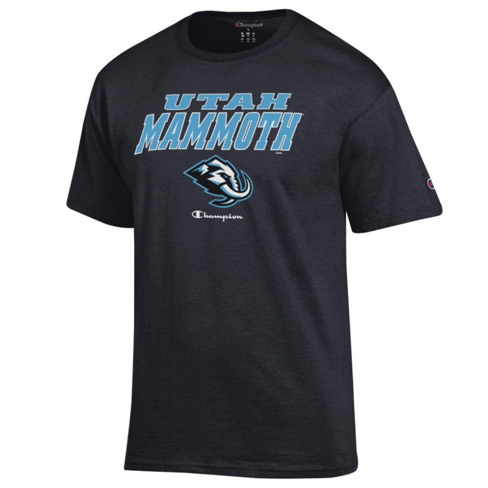Utah Mammoth Champion Jersey T-Shirt - Black - NHL 203468139