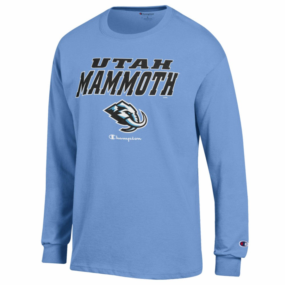 Utah Mammoth Champion Jersey Long Sleeve T-Shirt - Blue - NHL 203468141