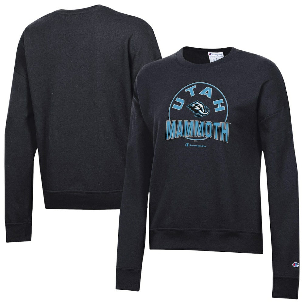 Utah Mammoth Champion Women's Powerblend Fleece Sweatshirt - Black - NHL 203468143