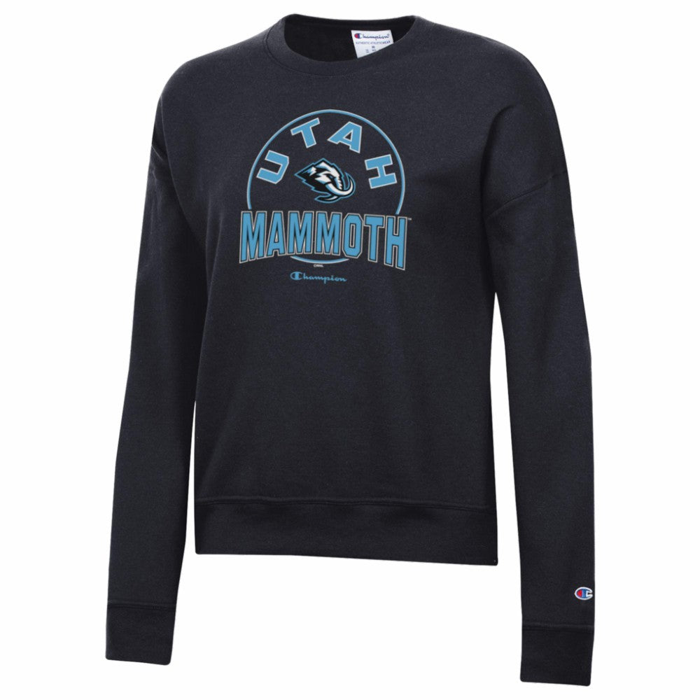 Utah Mammoth Champion Women's Powerblend Fleece Sweatshirt - Black - NHL 203468143
