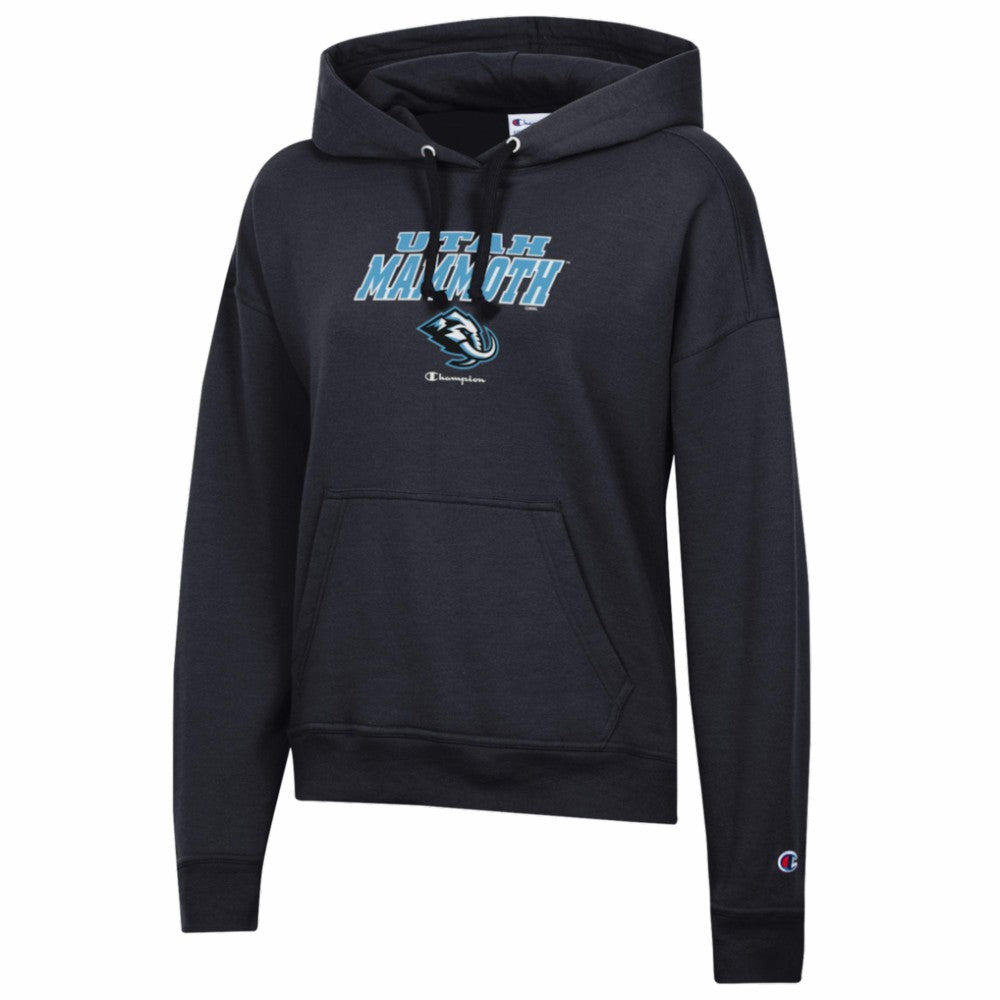 Utah Mammoth Champion Women's Powerblend Fleece Hoodie - Black - NHL 203468144