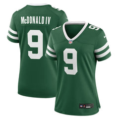 Nike Will McDonald IV New York Jets Women's Team Game Jersey Legacy Green