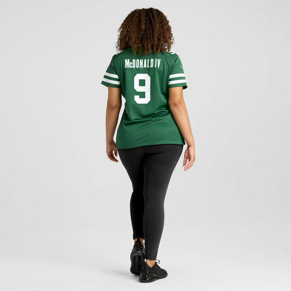 Nike Will McDonald IV New York Jets Women's Team Game Jersey Legacy Green