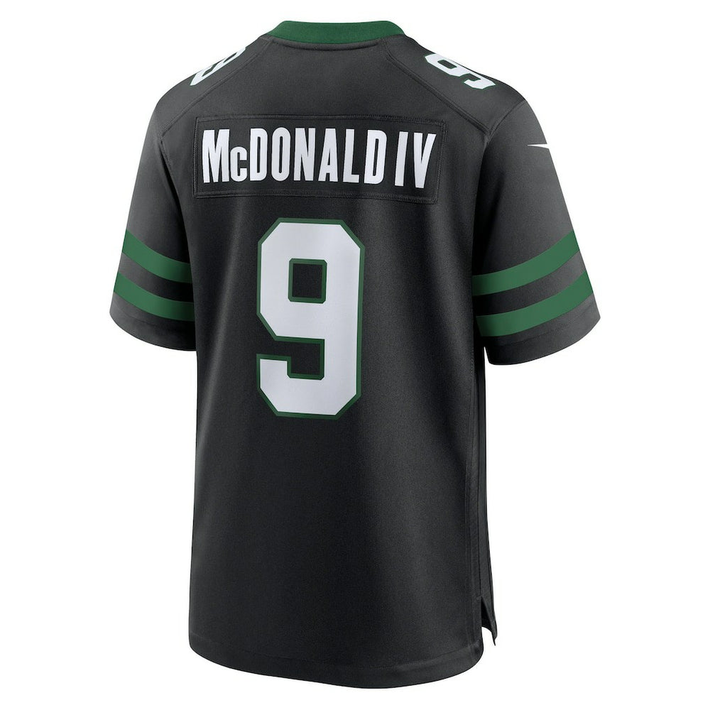 Nike Will McDonald IV New York Jets Alternate Game Jersey Legacy Black