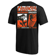 Baltimore Orioles Profile Big & Tall Two-Sided Graphic T-Shirt - Black - MLB Sale