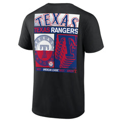 Texas Rangers Profile Big & Tall Two-Sided Graphic T-Shirt - Black - MLB on Sale