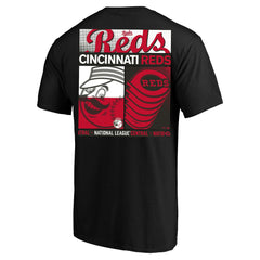 Cincinnati Reds Profile Big & Tall Two-Sided Graphic T-Shirt - Black - MLB Discount
