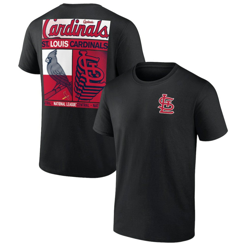 St. Louis Cardinals Profile Big & Tall Two-Sided Graphic T-Shirt - Black - MLB Sale