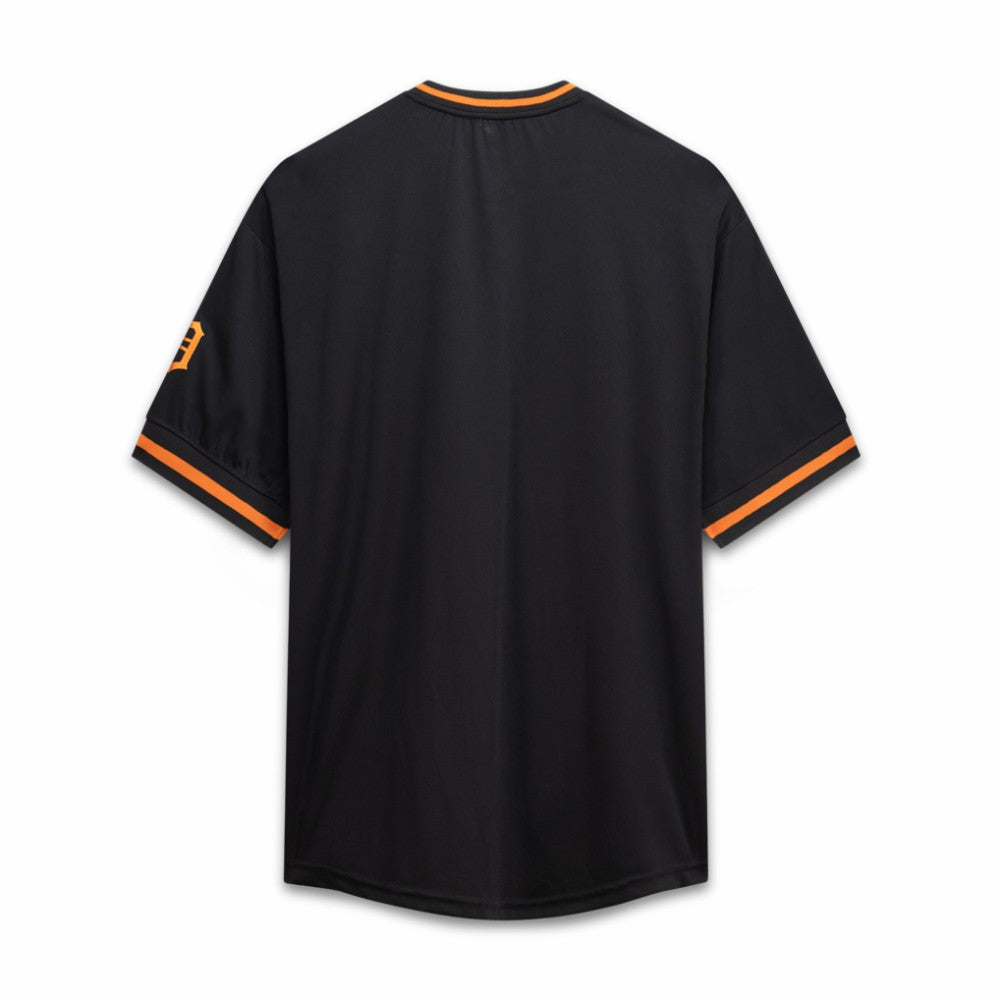 Detroit Tigers Fanatics Big & Tall Pop Texture V-Neck T-Shirt - Black - Fanatics Sale