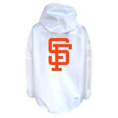 San Francisco Giants Mitchell & Ness Big & Tall Full-Snap Hooded Jacket - White - Mitchell & Ness on Sale