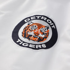 Detroit Tigers Mitchell & Ness Big & Tall Full-Snap Hooded Jacket - White - Mitchell & Ness Sale