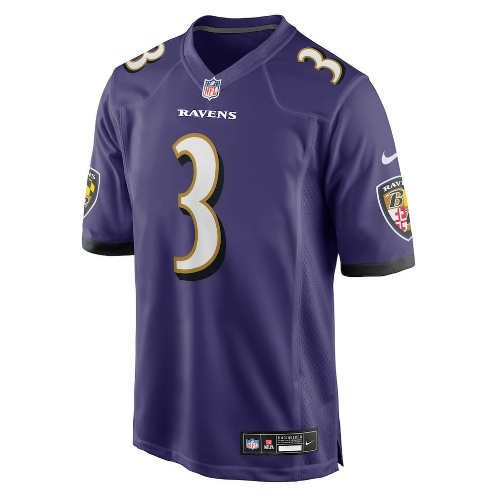 Nike Chidobe Awuzie Baltimore Ravens Team Game Jersey Purple