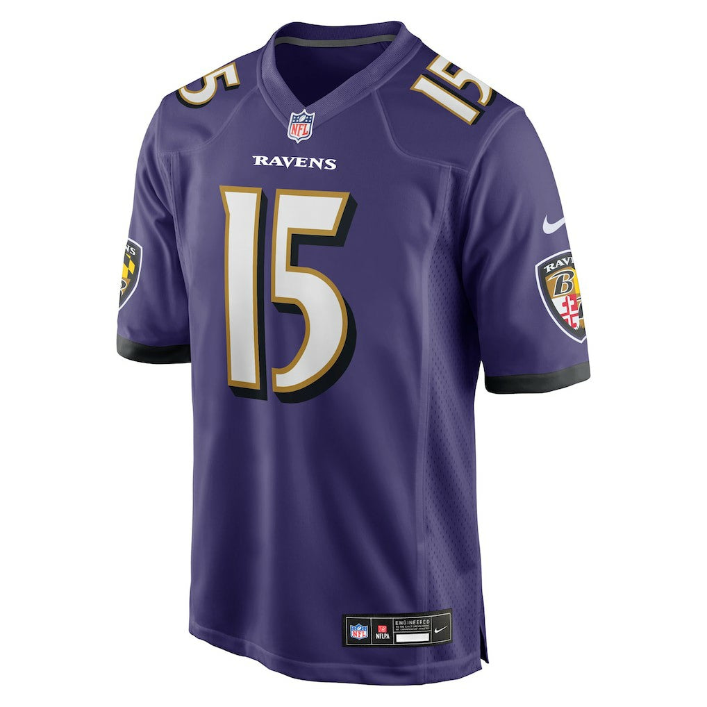 Nike Cooper Rush Baltimore Ravens Team Game Jersey Purple