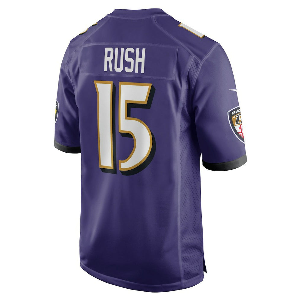 Nike Cooper Rush Baltimore Ravens Team Game Jersey Purple