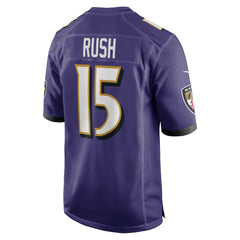Nike Cooper Rush Baltimore Ravens Team Game Jersey Purple
