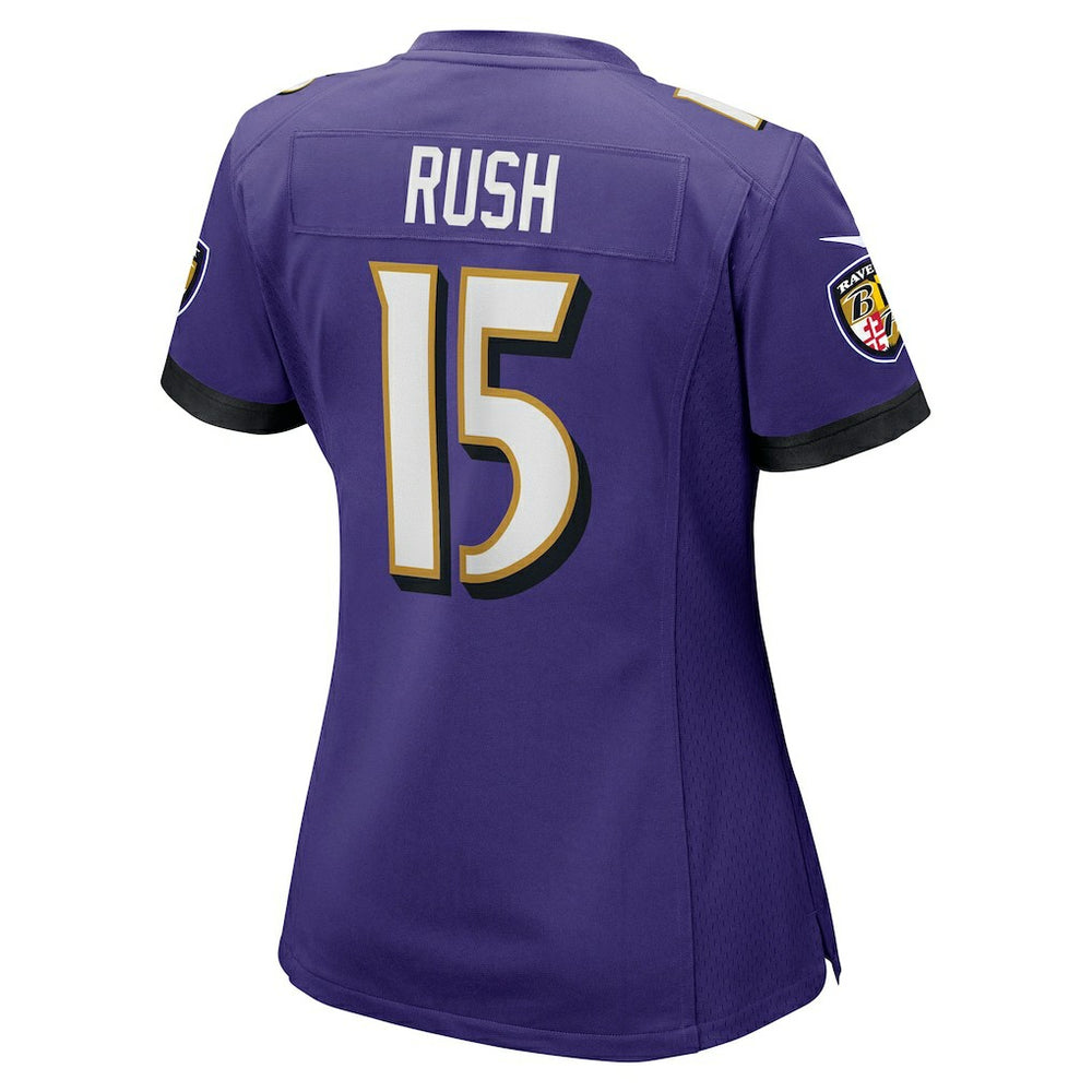 Nike Cooper Rush Baltimore Ravens Women's Team Game Jersey Purple