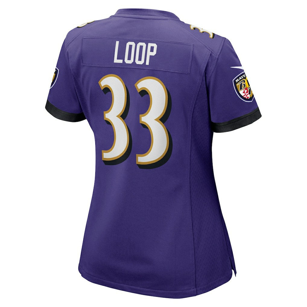 Nike Tyler Loop Baltimore Ravens Women's Team Game Jersey Purple