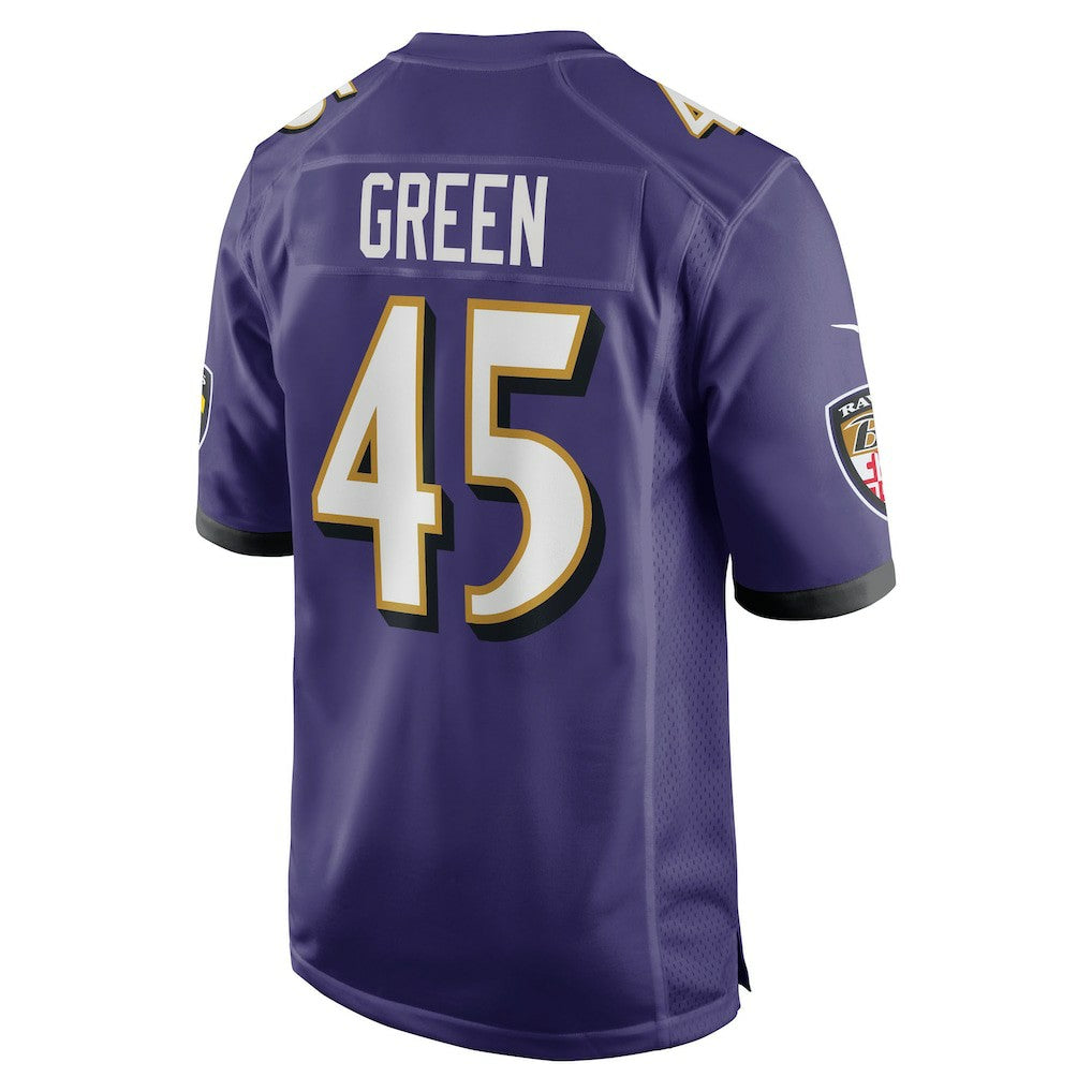Nike Mike Green Baltimore Ravens Team Game Jersey Purple