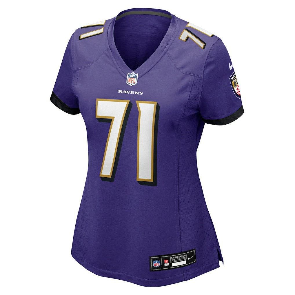 Nike Carson Vinson Baltimore Ravens Women's Team Game Jersey Purple
