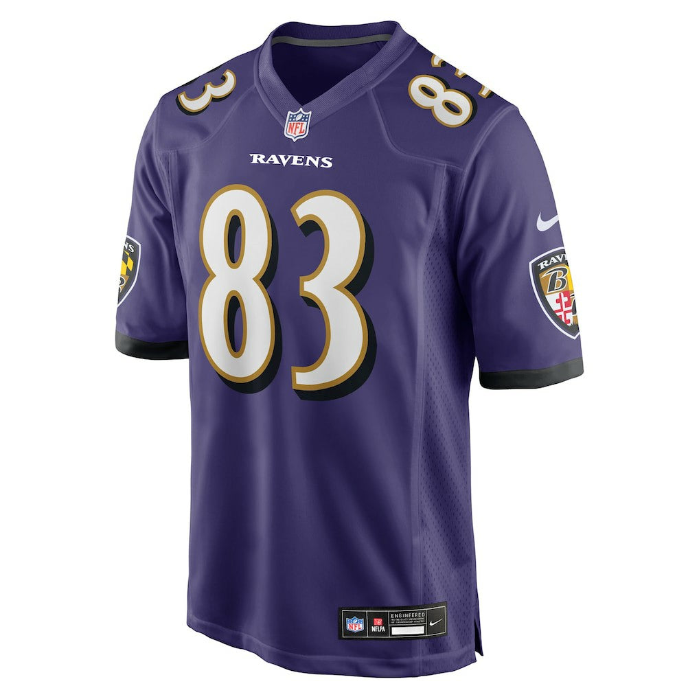 Nike LaJohntay Wester Baltimore Ravens Team Game Jersey Purple