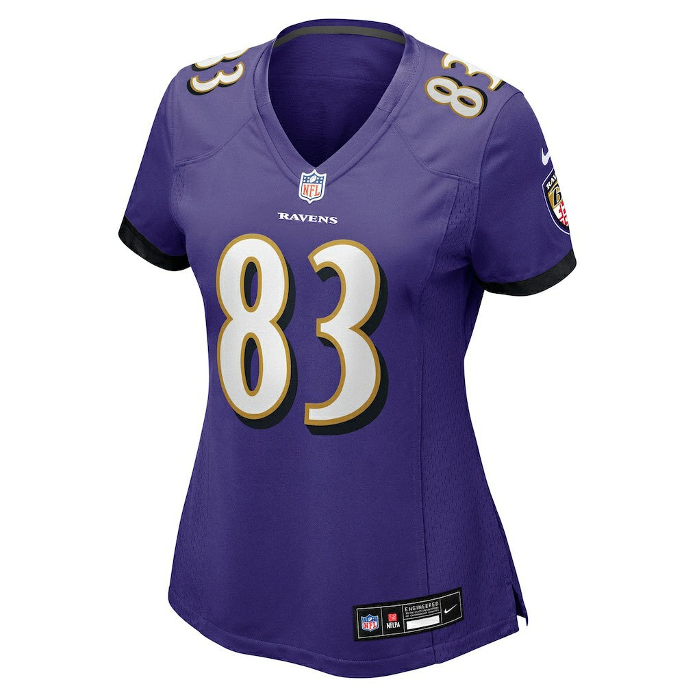 Nike LaJohntay Wester Baltimore Ravens Women's Team Game Jersey Purple