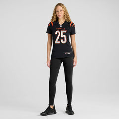 Nike Tahj Brooks Cincinnati Bengals Women's Team Game Jersey Black