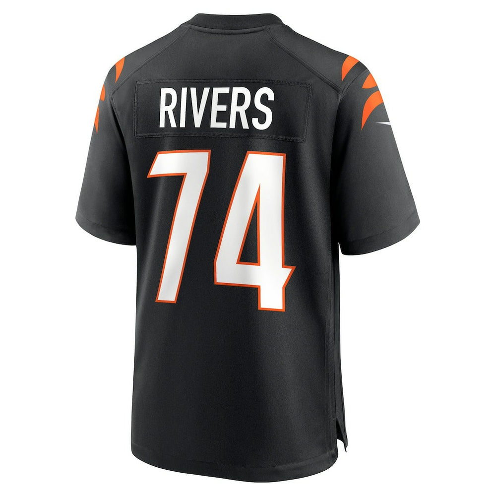 Nike Jalen Rivers Cincinnati Bengals Team Game Jersey Black