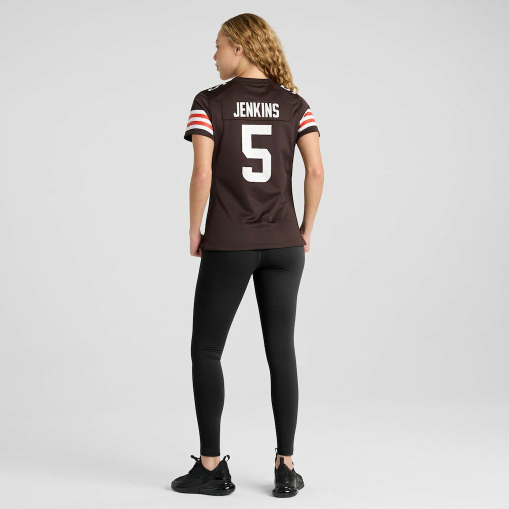 Nike Rayshawn Jenkins Cleveland Browns Women's Team Game Jersey Brown