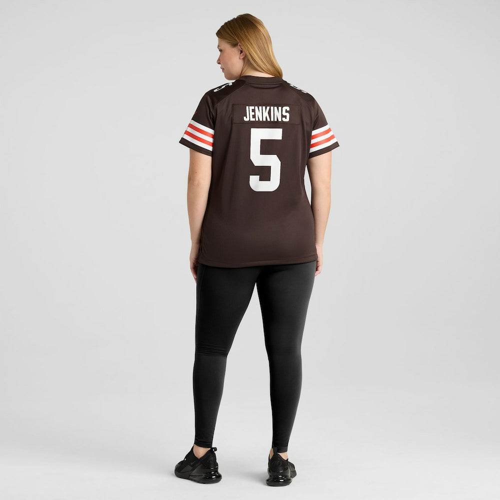 Nike Rayshawn Jenkins Cleveland Browns Women's Team Game Jersey Brown