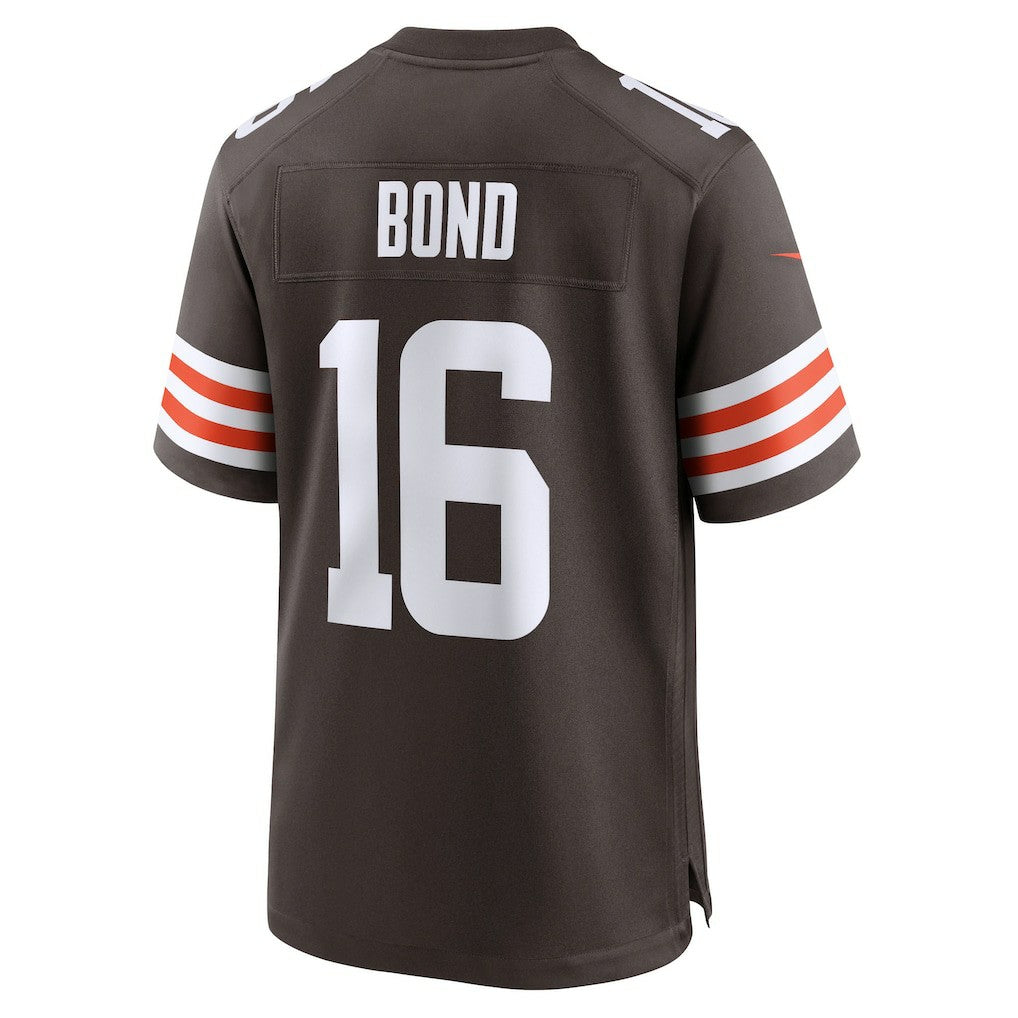 Nike Isaiah Bond Cleveland Browns Team Game Jersey Brown